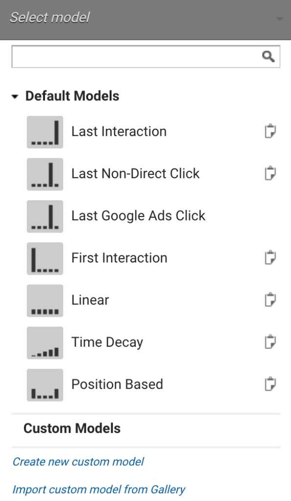 google analytics marketing channel attribution options